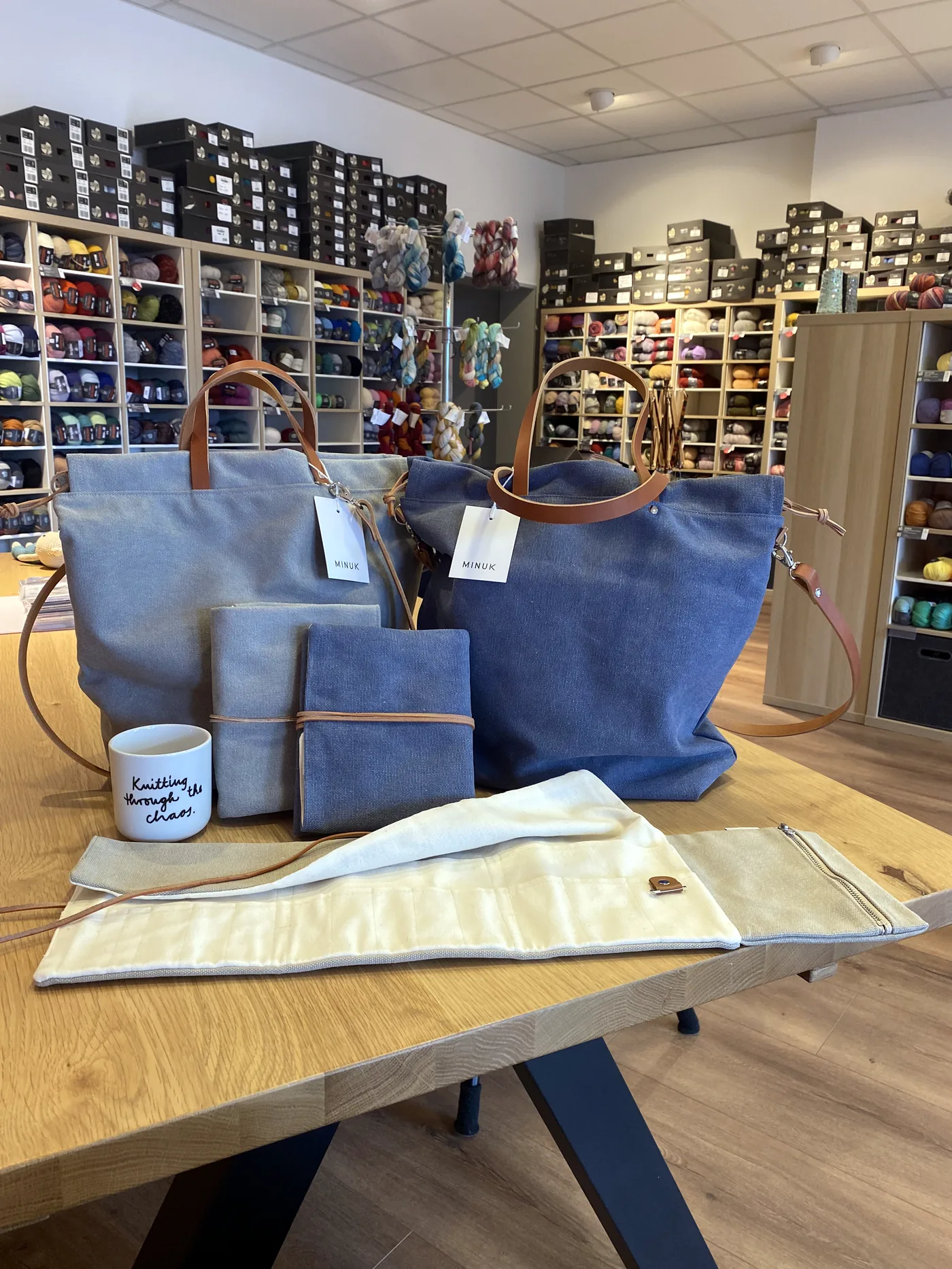 Minuk Projekt- und Nadeltaschen bei WollFadenZauber